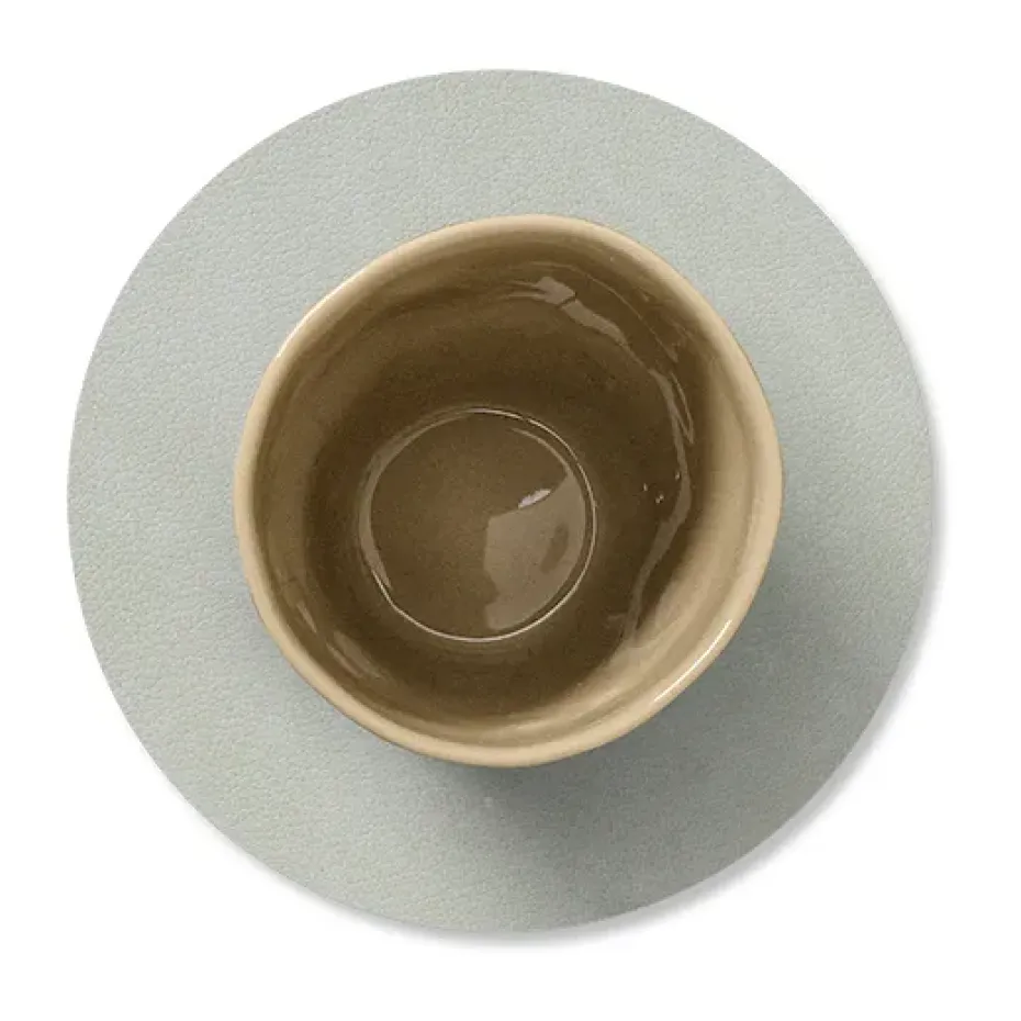 Nupo onderzetter circle, metallic (steengrijs)