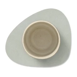 Nupo onderzetter curve, metallic (steengrijs)