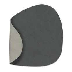 Nupo onderzetter (glazen) keerbaar curve 1 St., antraciet-lichtgrijs