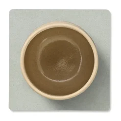 Nupo onderzetter square, metallic (steengrijs)