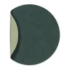 Nupo placemat circle keerbaar XL 1 St., Dark green-olive green