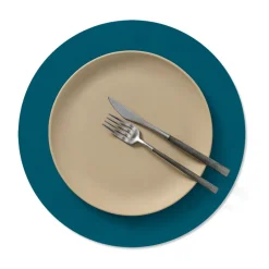 Nupo placemat circle keerbaar M 1 St., Midnight blue-petrol
