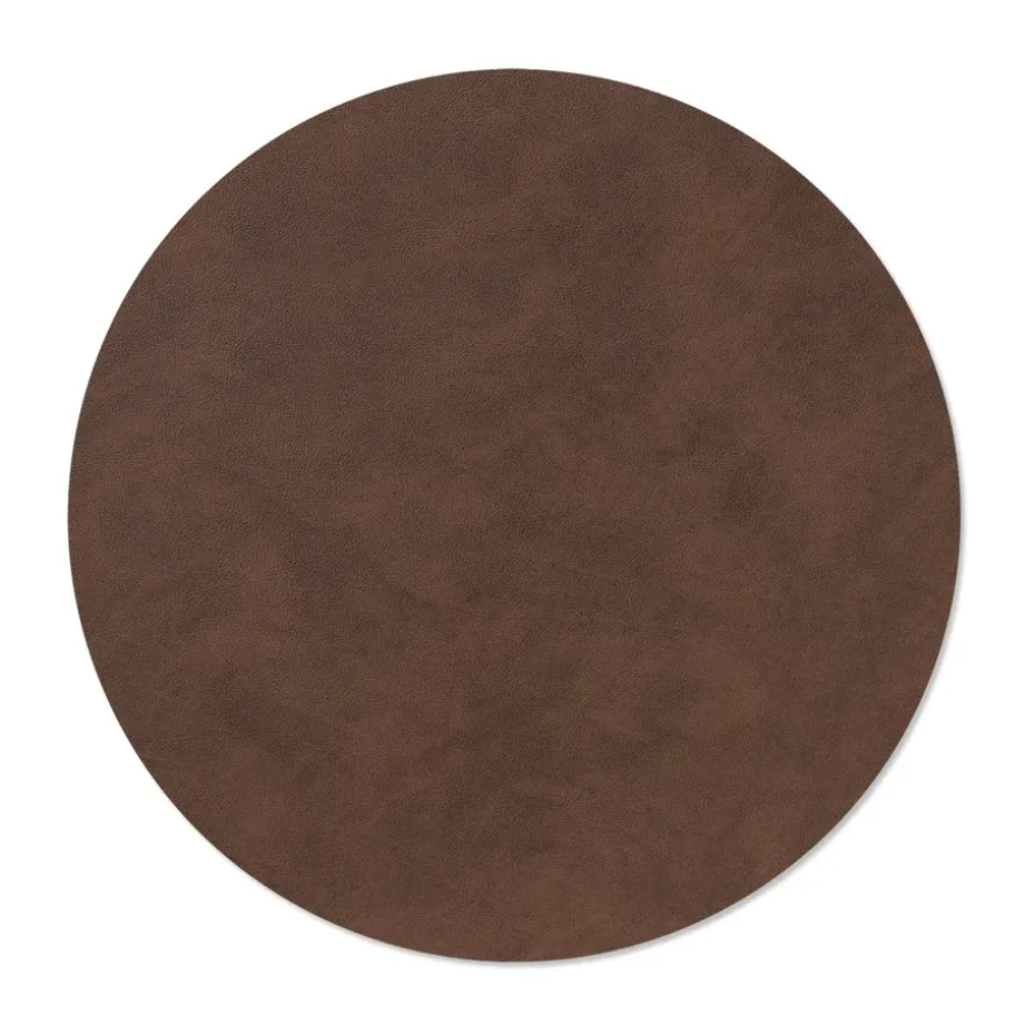 Nupo placemat circle XL, Donkerbruin
