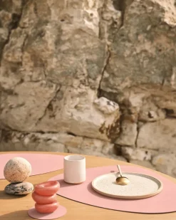 Nupo placemat curve L, roze