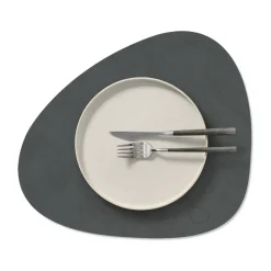 Nupo placemat curve M, Anthracite