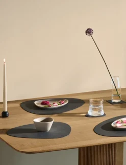 Nupo placemat curve M, Anthracite