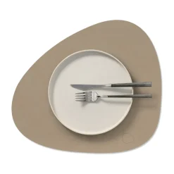 Nupo placemat curve M, Clay brown