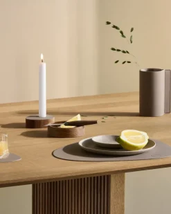 Nupo placemat curve M, Clay brown