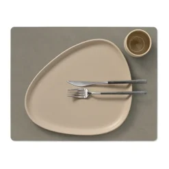 Nupo placemat square L, Flint grey