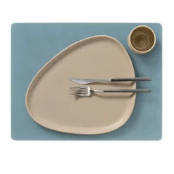 Nupo placemat square L, lichtblauw