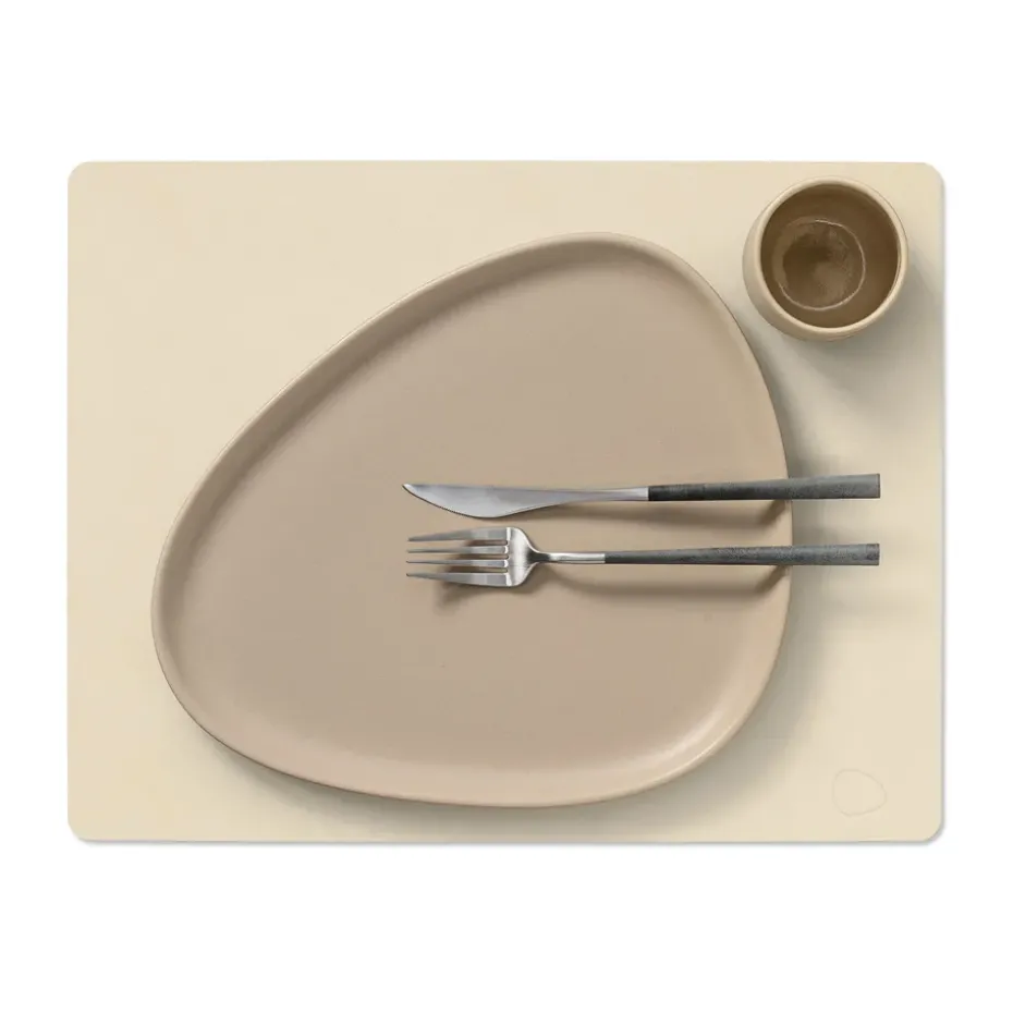 Nupo placemat square L, Vanilla
