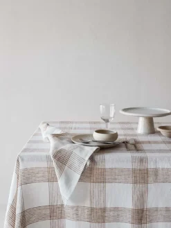 Odette stoffen servet, Brown, 45x45 cm