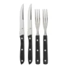Old Farmer bestek zwart, set 4 stuks