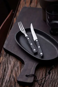 Old Farmer zwart bestek 12-delig, 12 -delig