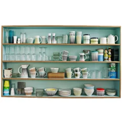 Olivia suikerpot, wit-mint