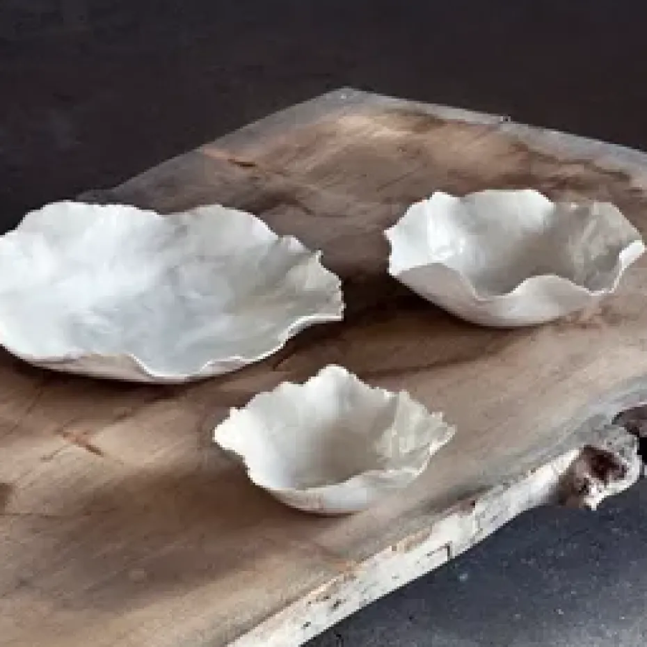 Olsson & Jensen porseleinen pot, middel