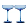 Opacity champagnecoupe 30 cl 2-pack, Blauw