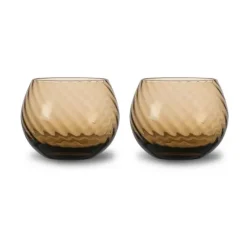 Opacity waterglas 22 cl 2-pack, Bruin