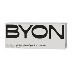 Opacity waterglas 22 cl 2-pack, Bruin