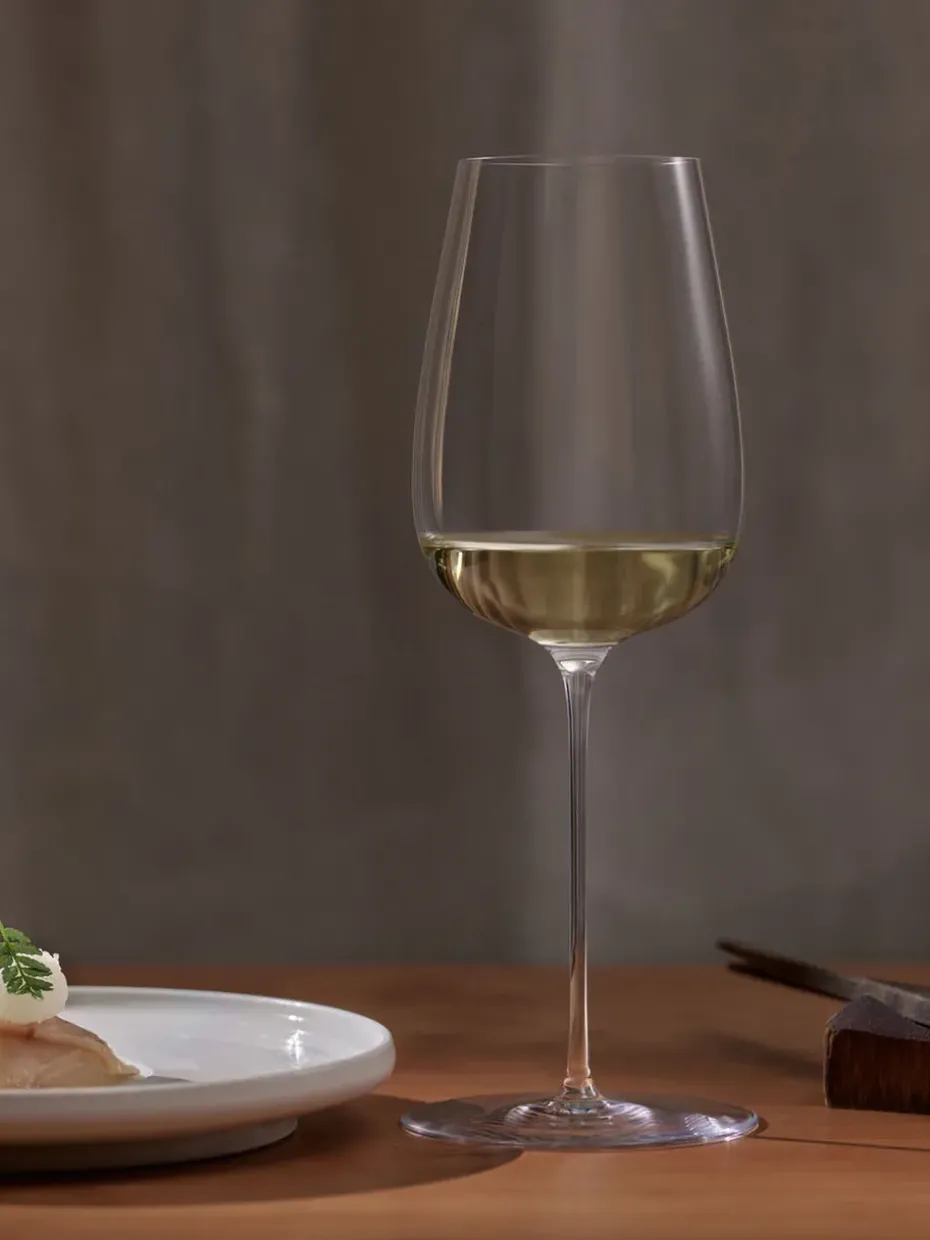 Orrefors x Björn Frantzén handgemaakt witwijnglas, 45 cl