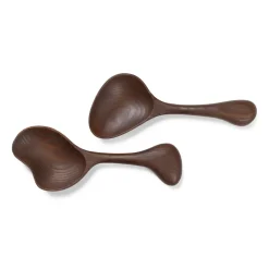 Os saladebestek 2-delig, Dark brown