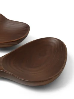 Os saladebestek 2-delig, Dark brown