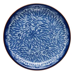 Ostindia Floris bordje Ø16 cm, Blauw