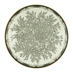 Ostindia Floris diep bord Ø22 cm, Groen