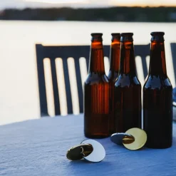 Otto flesopener, messing