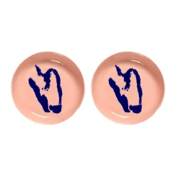 Ottolenghi Feast diep bord Ø22 cm 2-pack, Pink-pepper blue