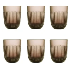 Ouessant waterglas 29 cl 6-pack, Mokka