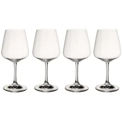 Ovid rode wijnglas 4-pack, 4-pack