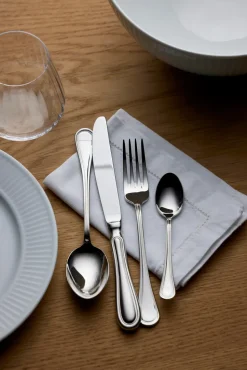 Oxford dinermes 24 cm, Glanzend staal