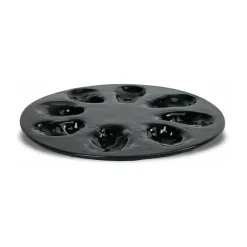 Oyster bord Ø27 cm, Grijs