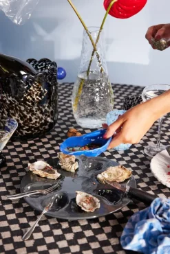 Oyster bord Ø27 cm, Grijs