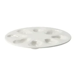 Oyster bord Ø27 cm, Wit