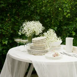 Oyster bord 28 cm, Zand