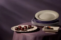 Oyster bord 28 cm, Zand