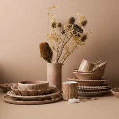 Oyster schaal Ø31 cm, Cinnamon