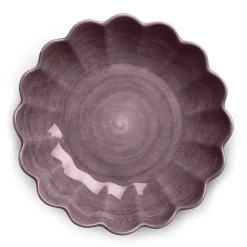 Oyster schaal Ø31 cm, Donkerpaars