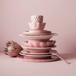 Oyster schaal Ø24 cm, lichtroze