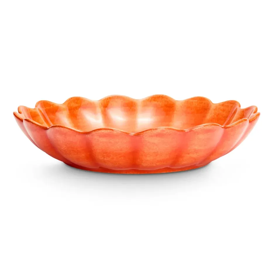 Oyster schaal Ø31 cm, Oranje