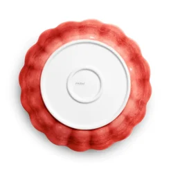 Oyster schaal Ø31 cm, Rood