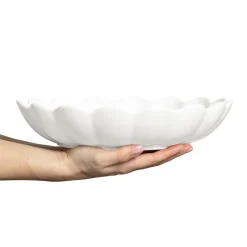 Oyster schaal Ø31 cm, wit