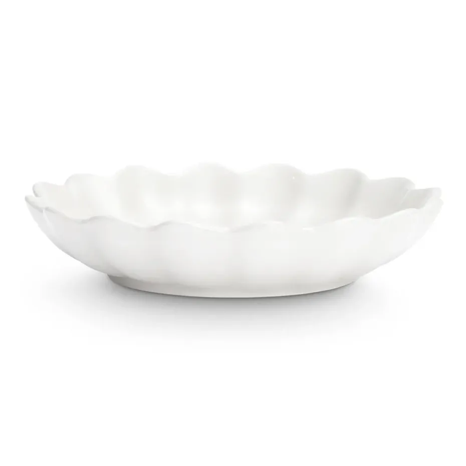 Oyster schaal Ø24 cm, wit