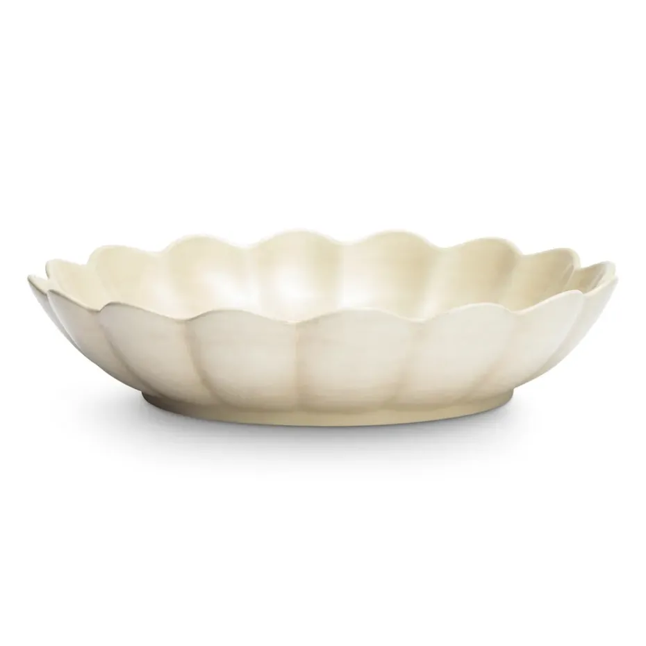 Oyster schaal Ø31 cm, Zand