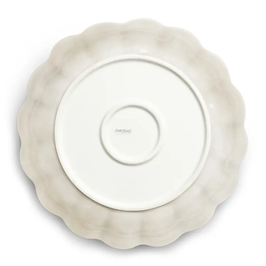 Oyster schaal Ø31 cm, Zand