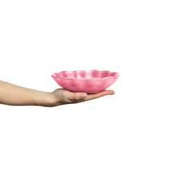 Oyster schaal 16x18 cm, Roze