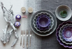 Oyster schaal 16x18 cm, Viool