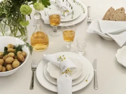 Oyster schaal 16x18 cm, wit